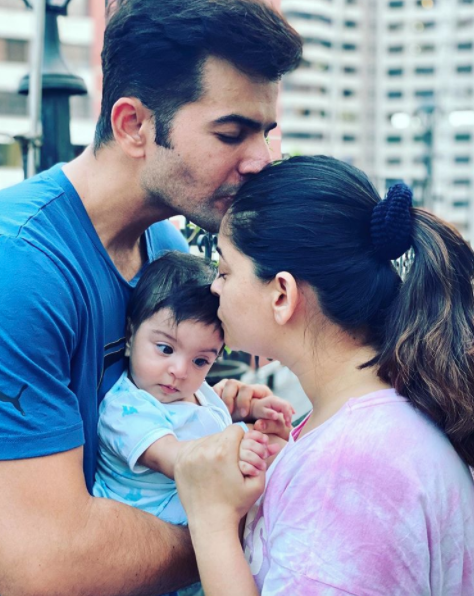 Jay Bhanushali, Mahhi Vij and Tara Bhanushali